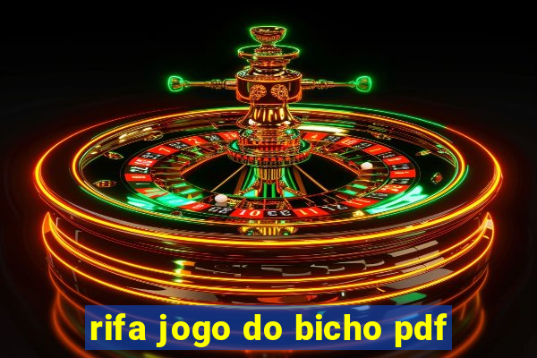 rifa jogo do bicho pdf